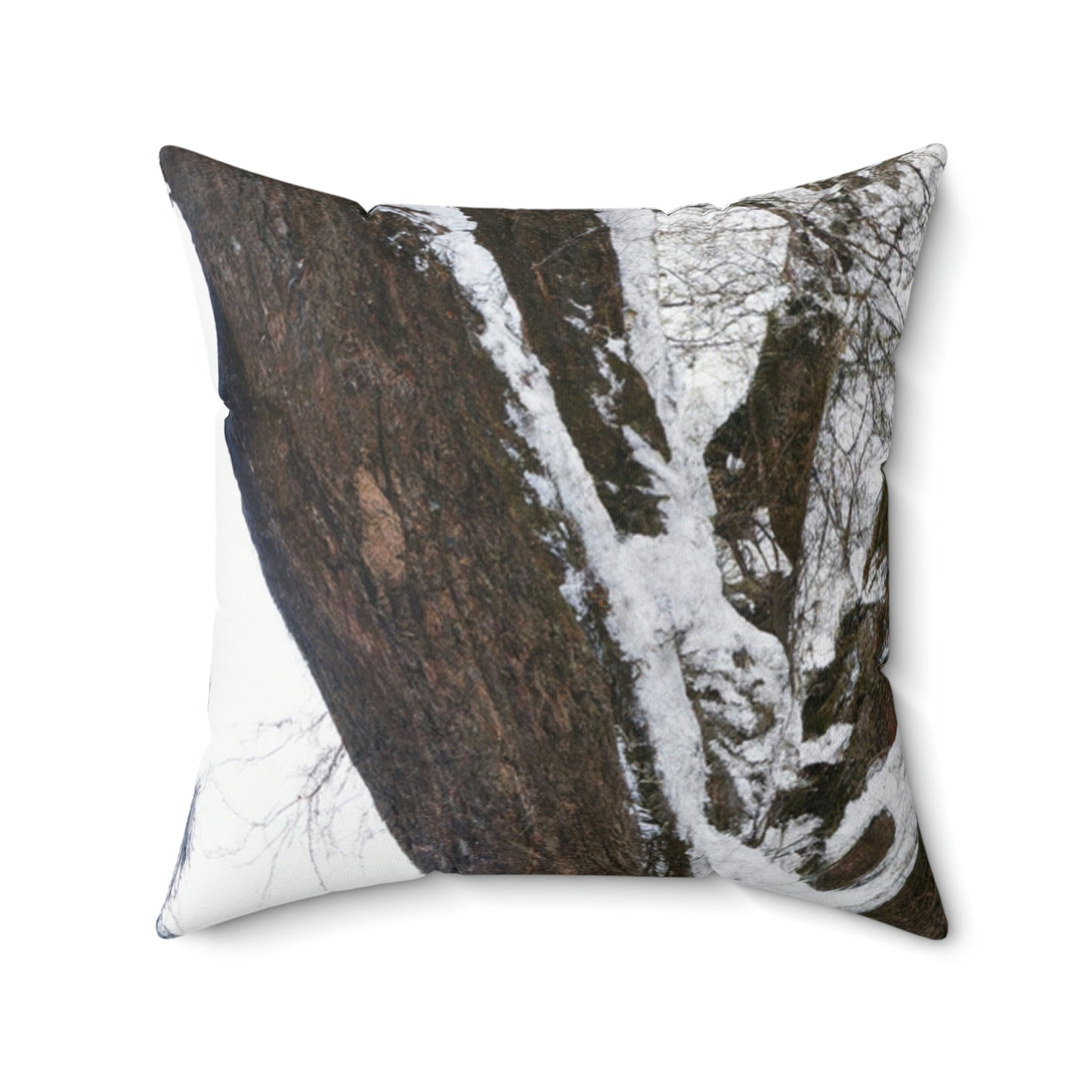 "Winter Wonderland Tree" - The Alien Square Pillow