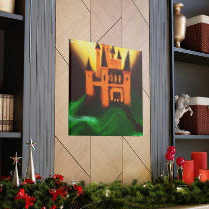 "Mysterious Castle Painting" - The Alien Canva