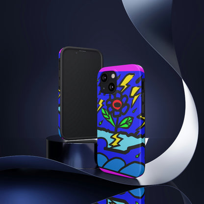 "A Bold Bloom Amidst the Storm" - Las fundas para teléfonos Alien Tough