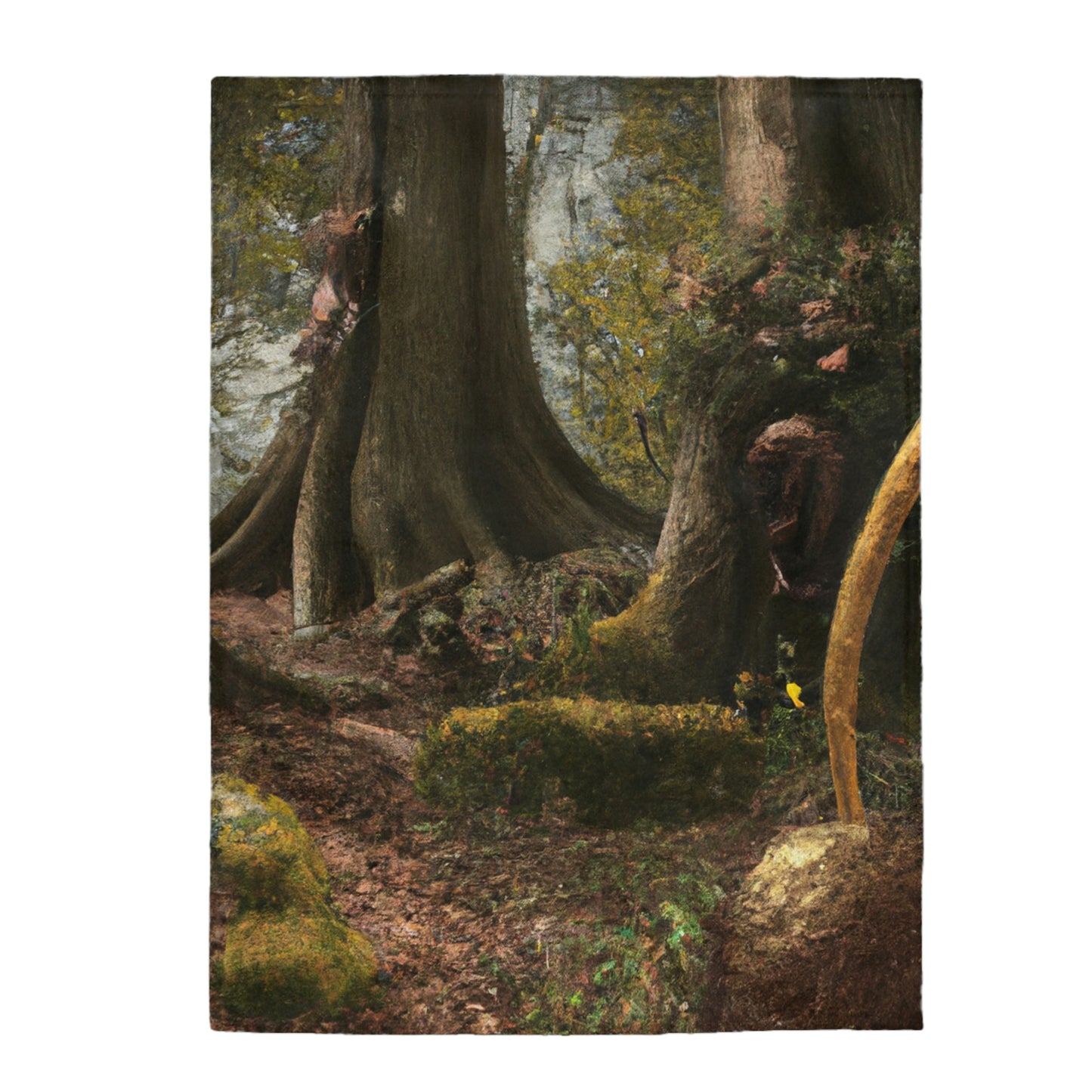 The Lost Secrets of the Forgotten Forest - The Alien Velveteen Plush Blanket