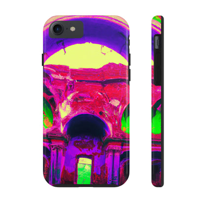 Mystical Madness: Crazy Colors in the Forgotten Cathedral - The Alien Tough Phone Cases