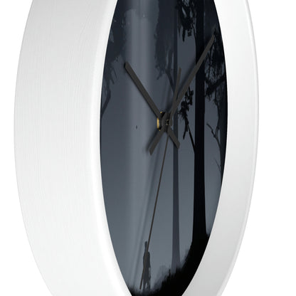 Lost in the Moonlight Forest. - The Alien Wall Clock