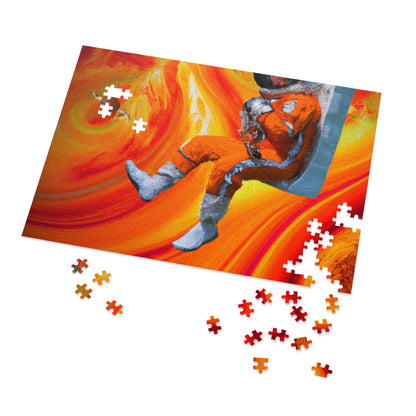 "Reise in die Burning Orange Galaxy" - Das Alien-Puzzle