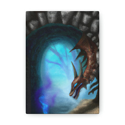 "The Dragon and the Forbidden Portal" - The Alien Canva