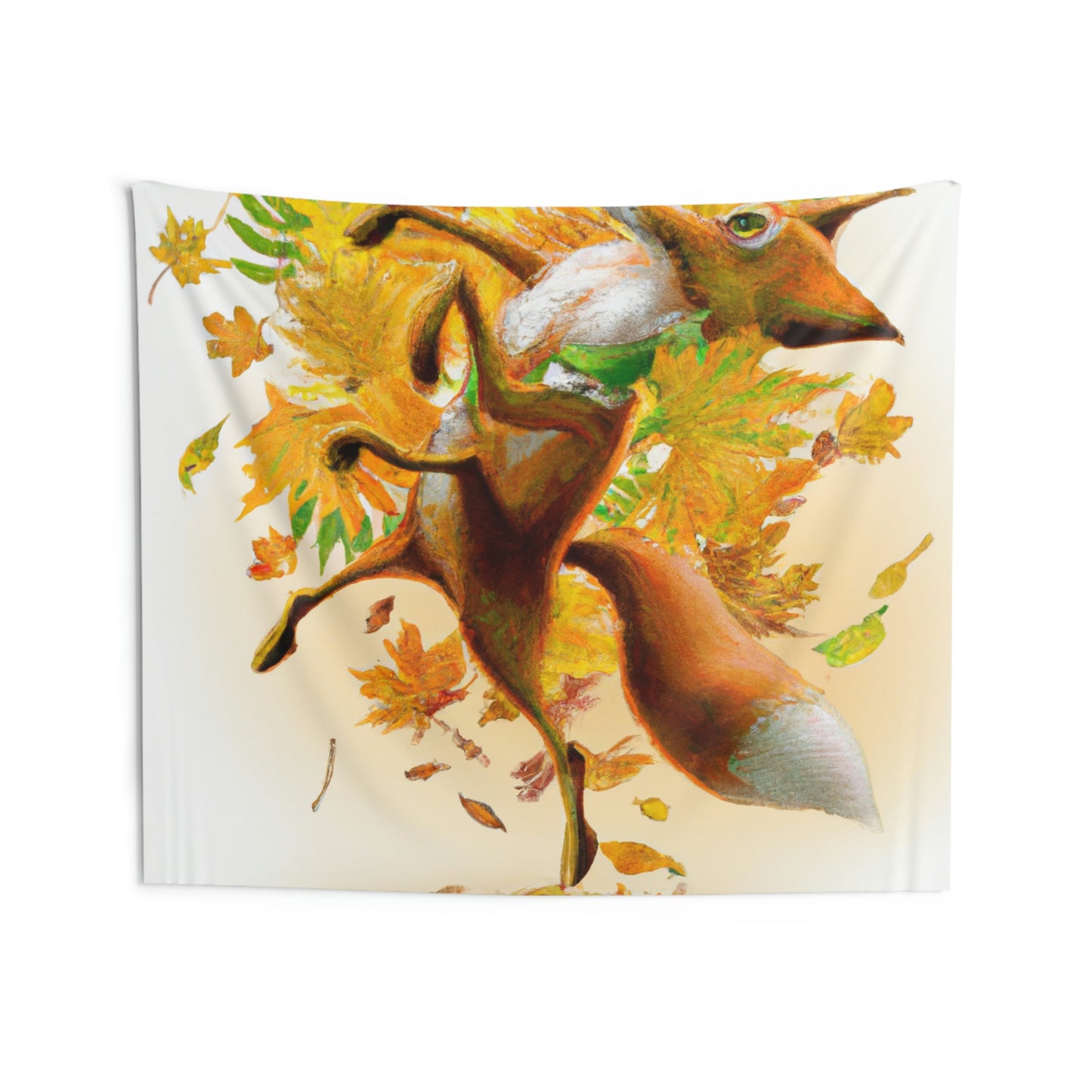 "Autumnal Adventure: A Fox's Mischief" - The Alien Wall Tapestries