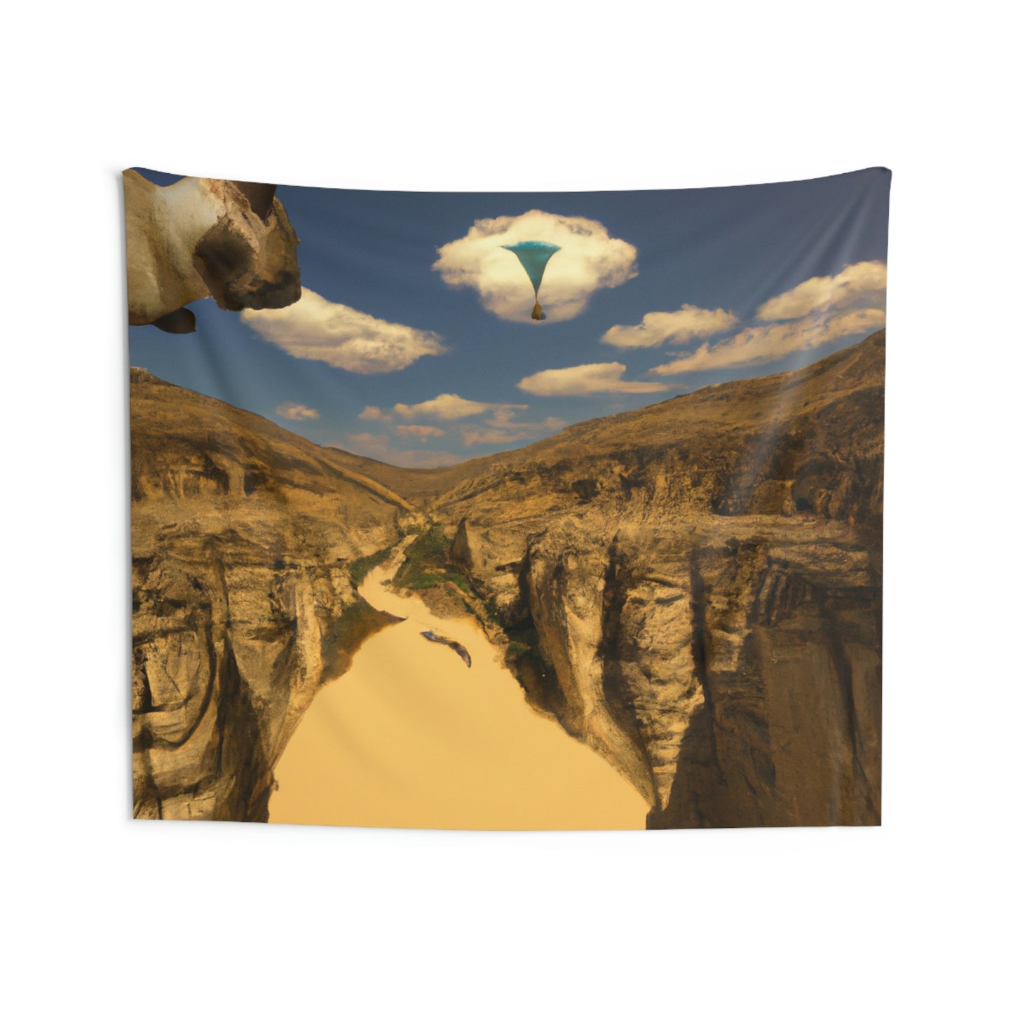 "Feline Flight Over the Grand Gulch" - The Alien Wall Tapestries