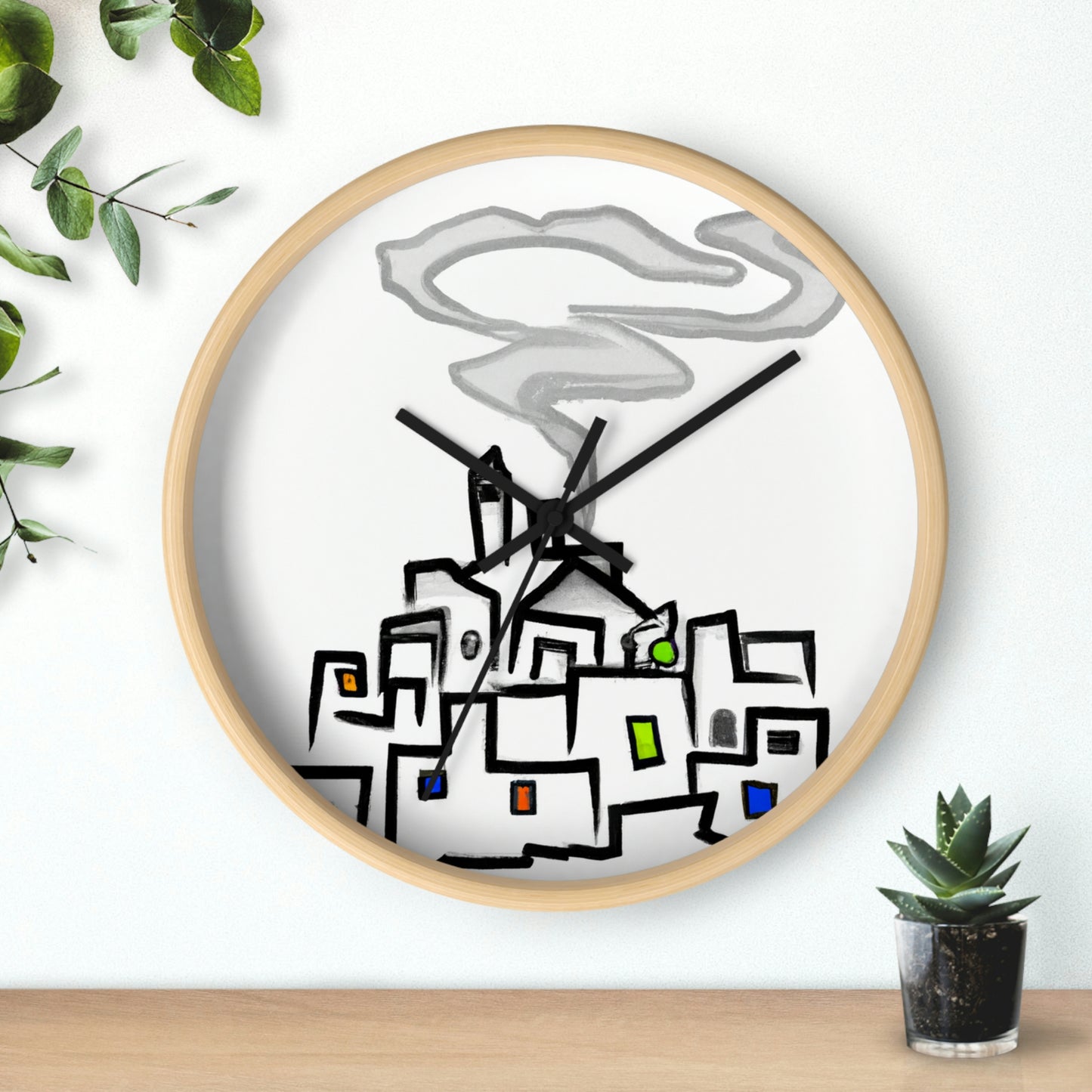 La ciudad en la niebla - El reloj de pared alienígena