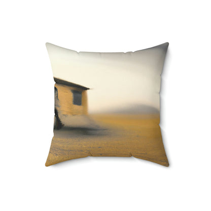 "Desolation Mansion" - The Alien Square Pillow