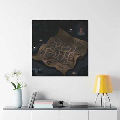 "The Secret of the Map's Puzzle" - The Alien Canva