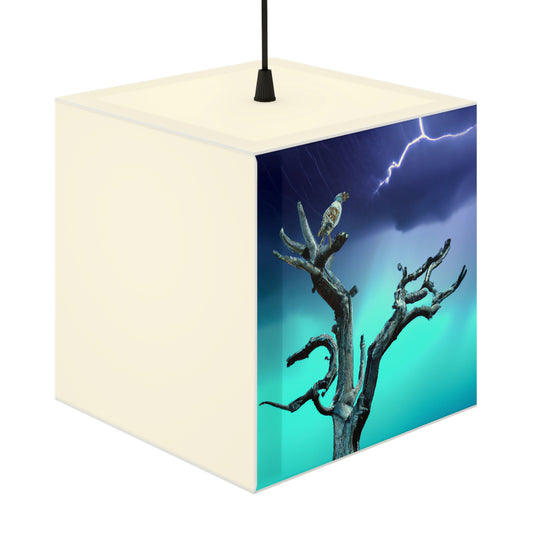 "Alone Against the Storm" - The Alien Light Cube Lamp