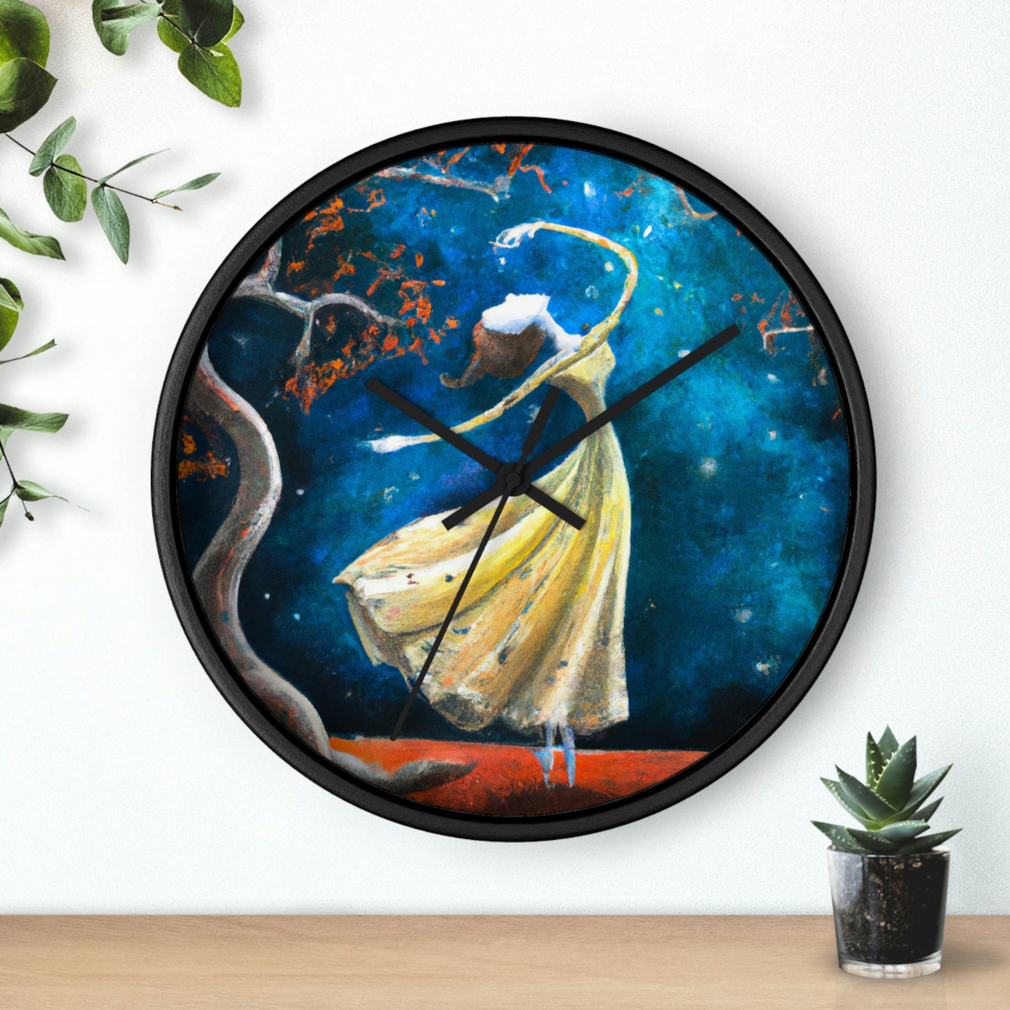 "A Starlight Ballerina" - The Alien Wall Clock