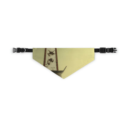 "Ghostly Beacon in the Fog" - Das Alien Pet Bandana Halsband