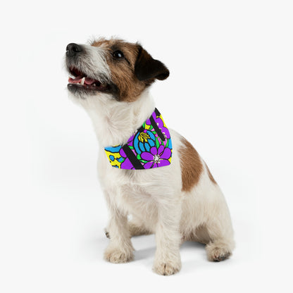 "Dreamy Dalliance" - El collar de bandana para mascota alienígena