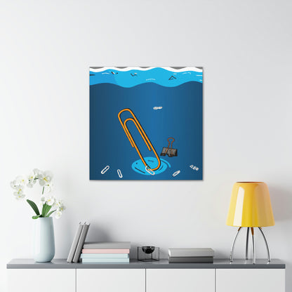 "A Paperclip Against the Tide: Escaping a Sinking Submarine" - The Alien Canva