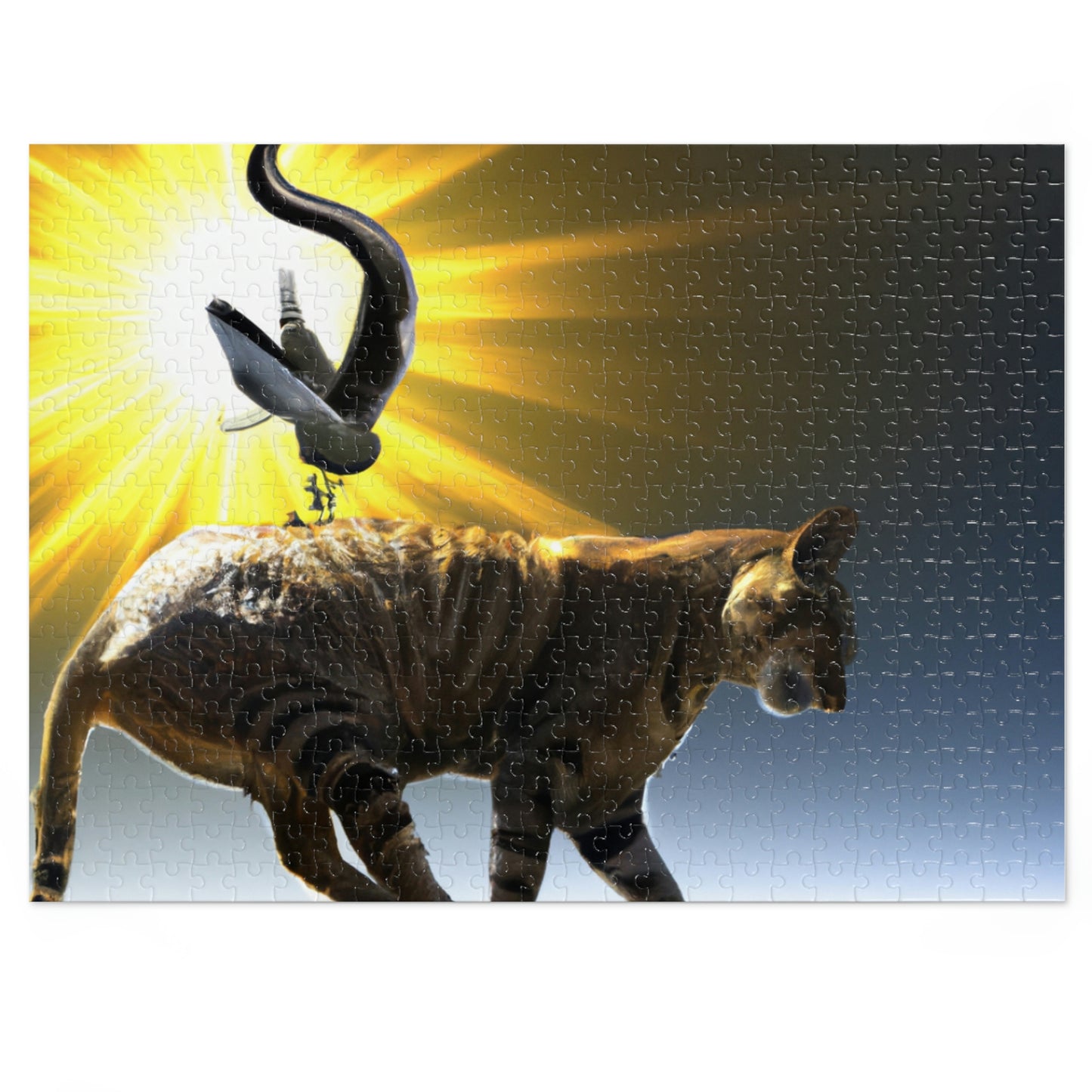 "A Purrfect Sunbeam Moment" - The Alien Jigsaw Puzzle