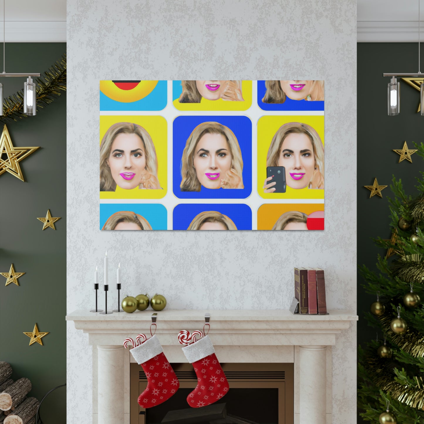 "Emoji-zing a Celebrity: A Pop Art Portrait" - The Alien Canva