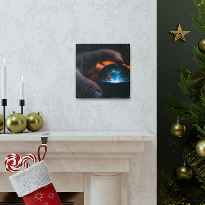 „Der Fluch der Kristallkugel: Ein Abenteuer erwartet“ – The Alien Canva