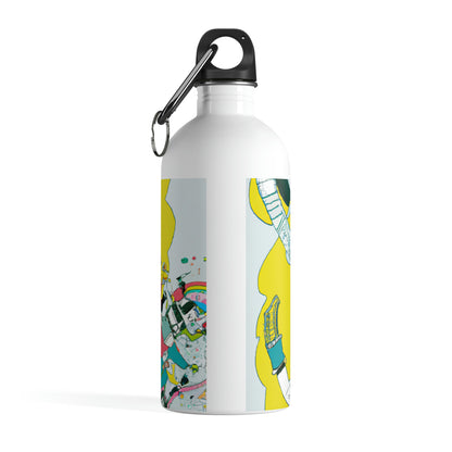 Robotic Rebellion: A Battle for Power. - The Alien Stainless Steel Water Bottle