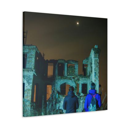 "The Haunted Castle on a Winter's Eve" - The Alien Canva