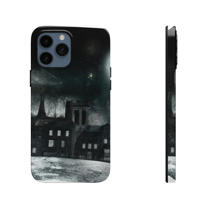 "Nocturno luminoso: una ciudad iluminada por la luz de la luna" - The Alien Tough Phone Cases