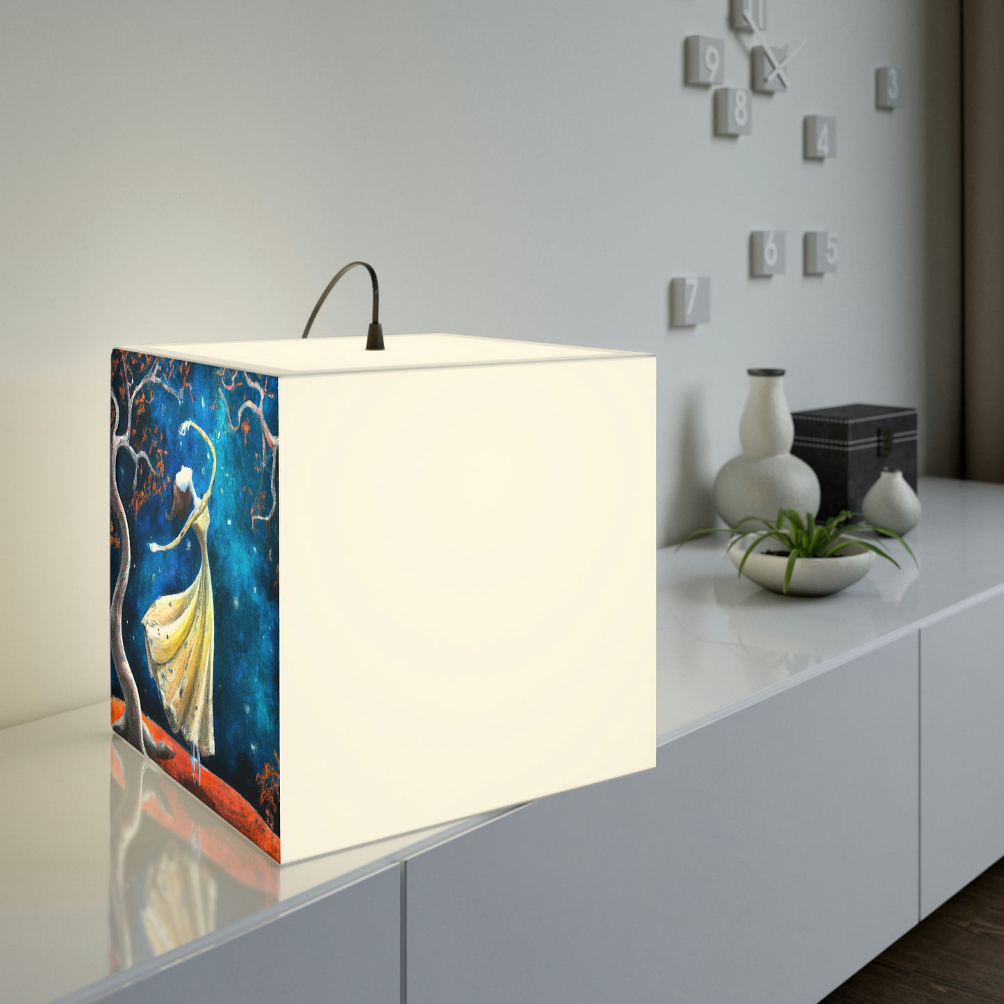 "A Starlight Ballerina" - The Alien Light Cube Lamp