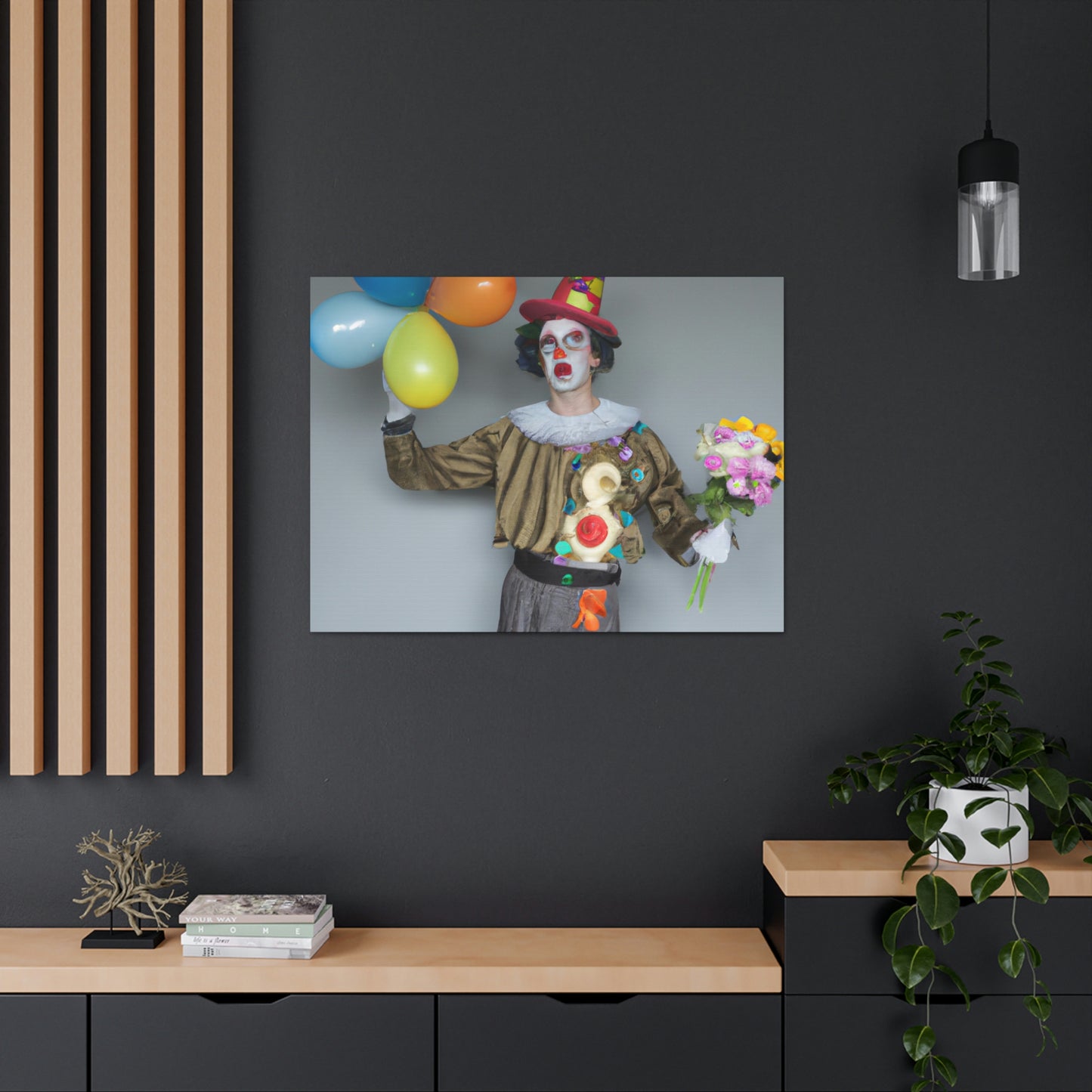 "Clowning Around with Balloons" - The Alien Canva