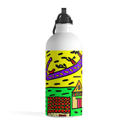 "A Slumbering Village of the Soaring Dragon" - The Alien Stainless Steel Water Bottle