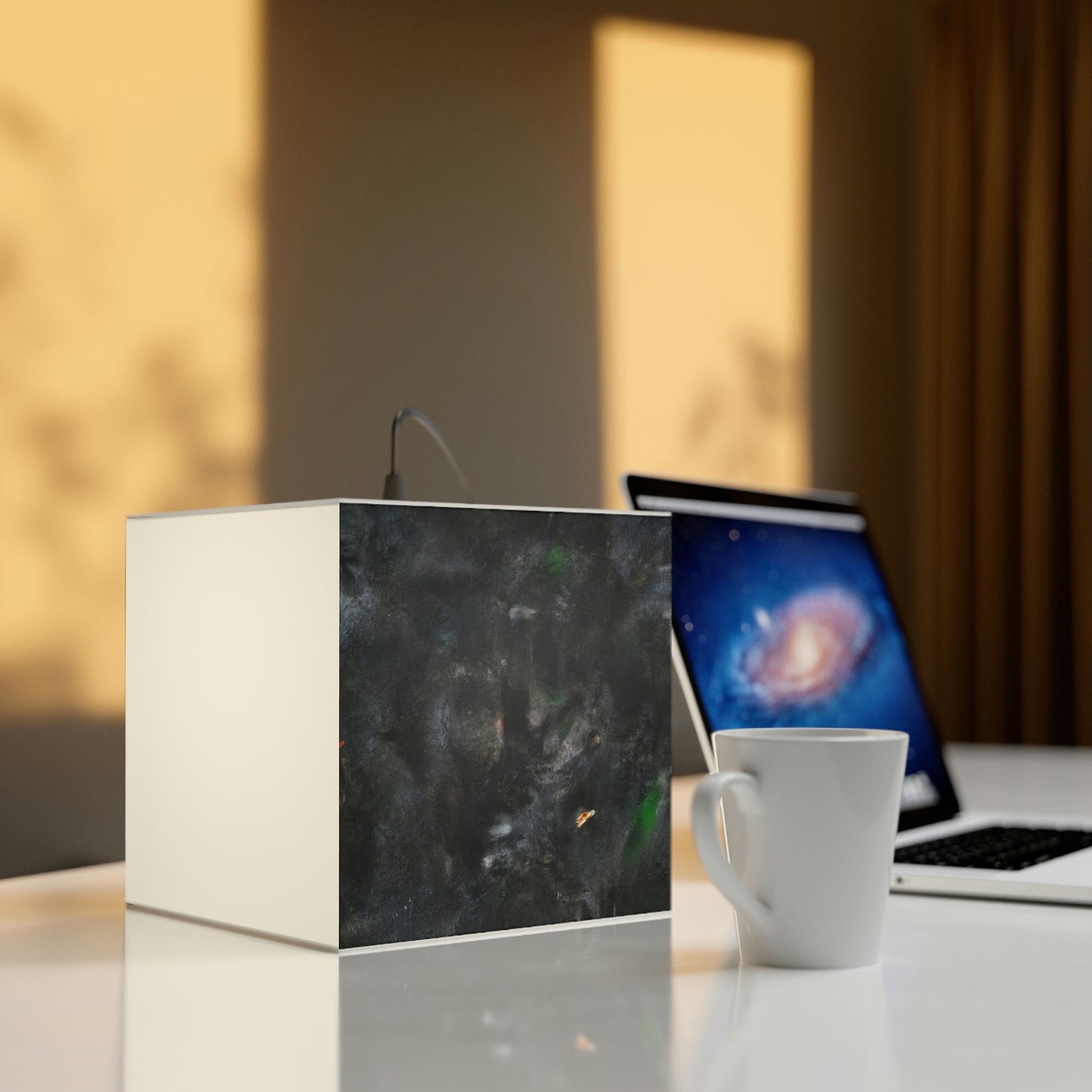 "A Lonely Flicker in the Darkness" - The Alien Light Cube Lamp