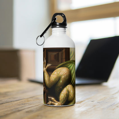 Guardian of the Hidden Door: The Slumbering Dragon - The Alien Stainless Steel Water Bottle