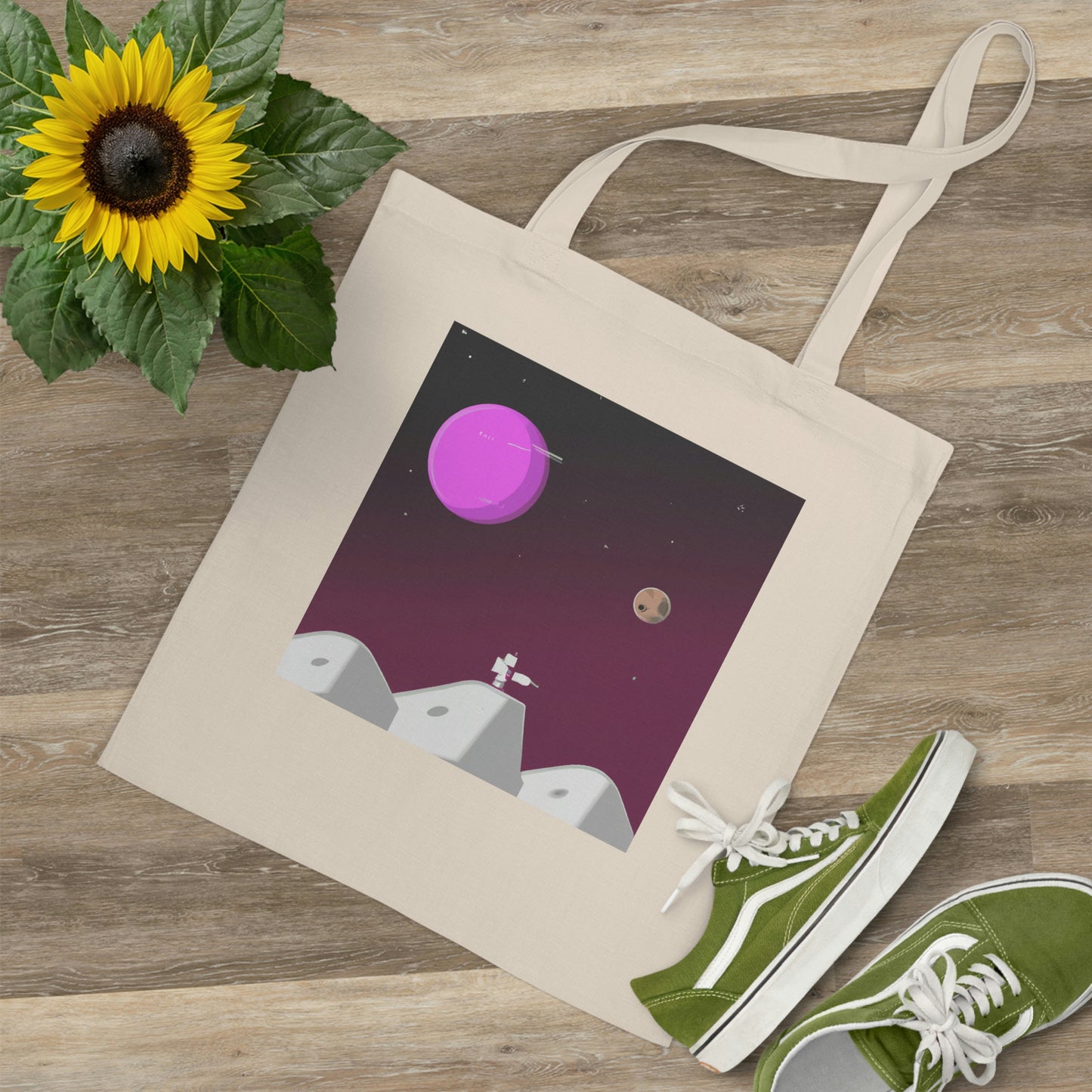 "A Moon Odyssey: Exploring Another World" - The Alien Tote Bag