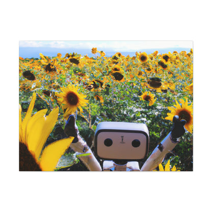 "Robot's Sunshine Joy" - The Alien Canva