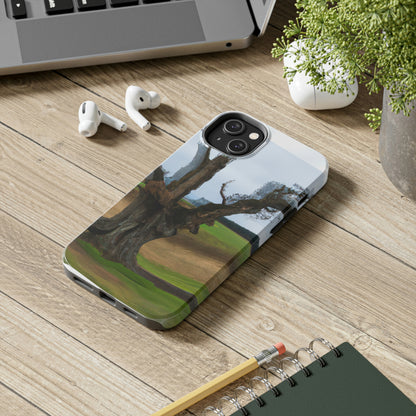 "A Shadow in the Meadow: The Last Standing Tree" - The Alien Tough Phone Cases