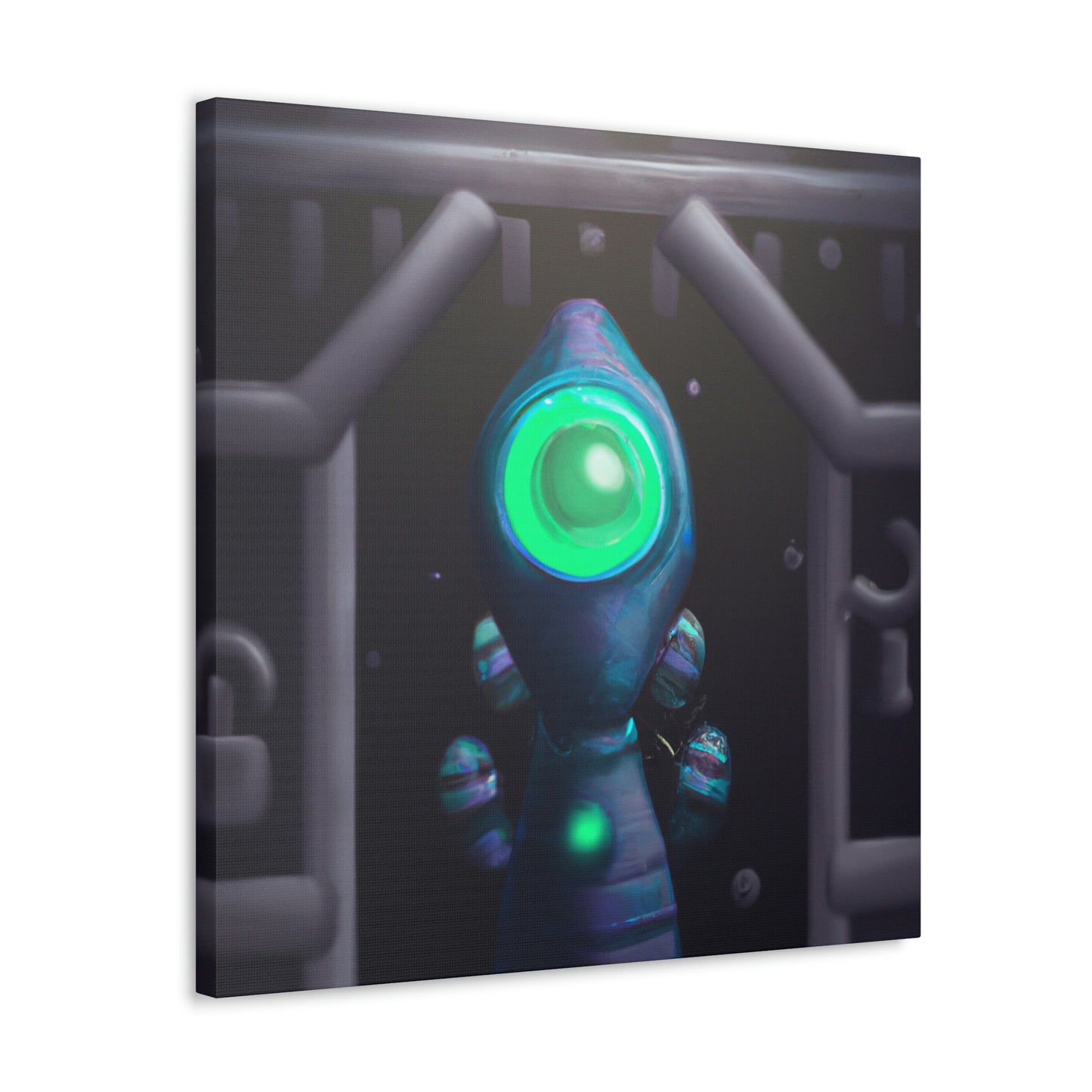 "The Secret Portal Guardian" - The Alien Canva