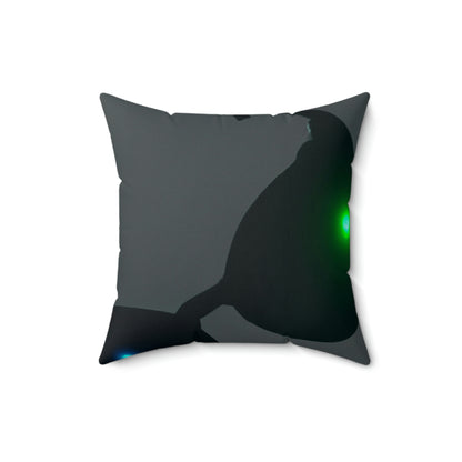 "Schatten der Eindringlinge" - Das Alien Square Pillow