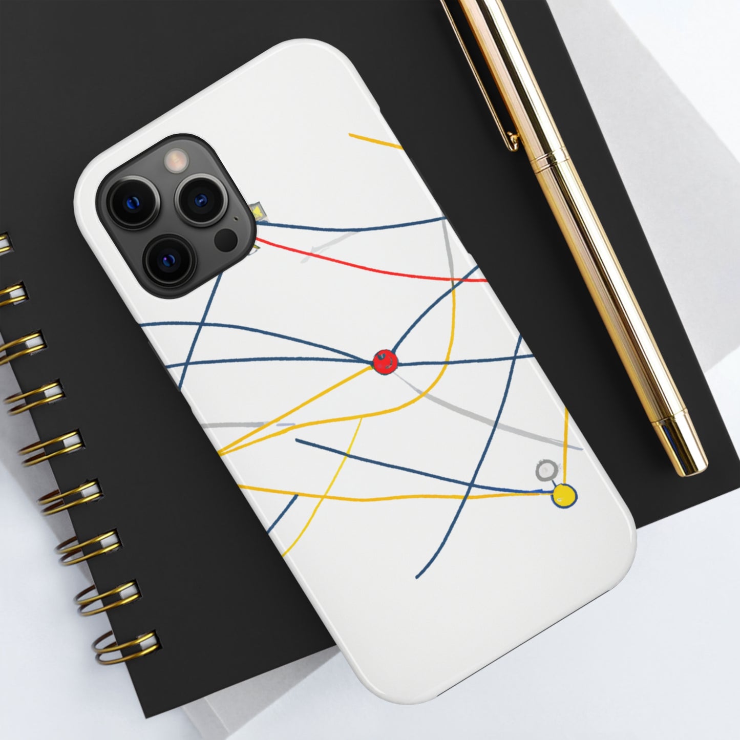 "Exploring the Dynamic Topology: Artful Visualization of a Network Structure." - The Alien Tough Phone Cases