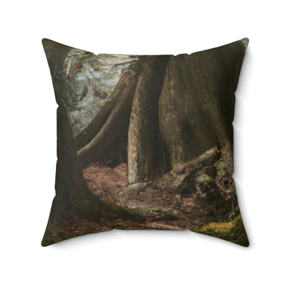 The Lost Secrets of the Forgotten Forest - The Alien Square Pillow