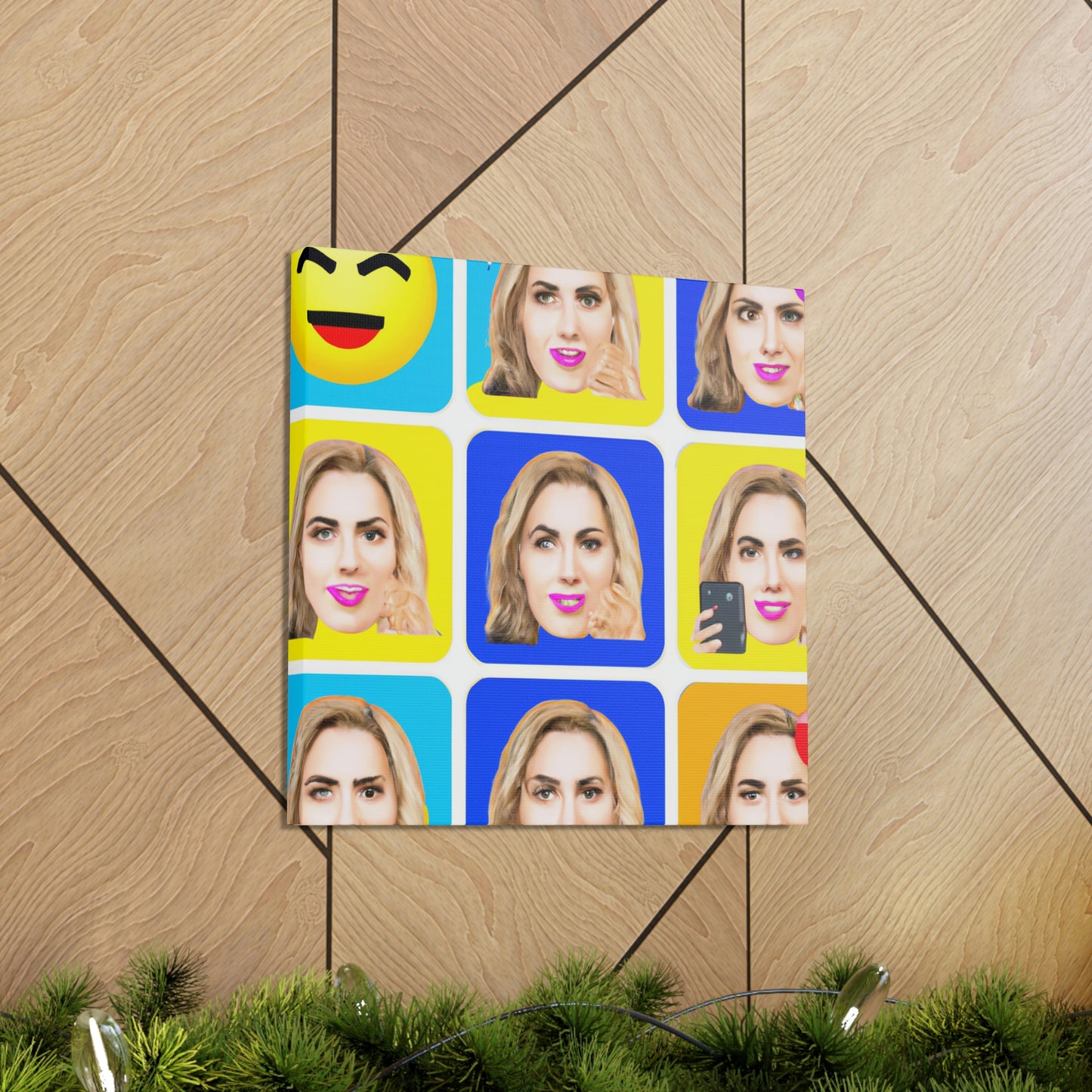 "Emoji-zing a Celebrity: A Pop Art Portrait" - The Alien Canva