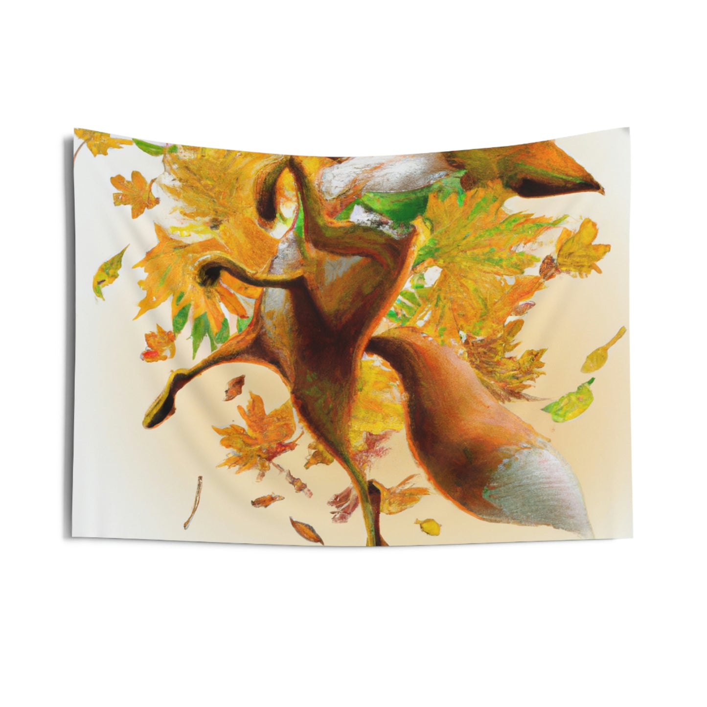 "Autumnal Adventure: A Fox's Mischief" - The Alien Wall Tapestries