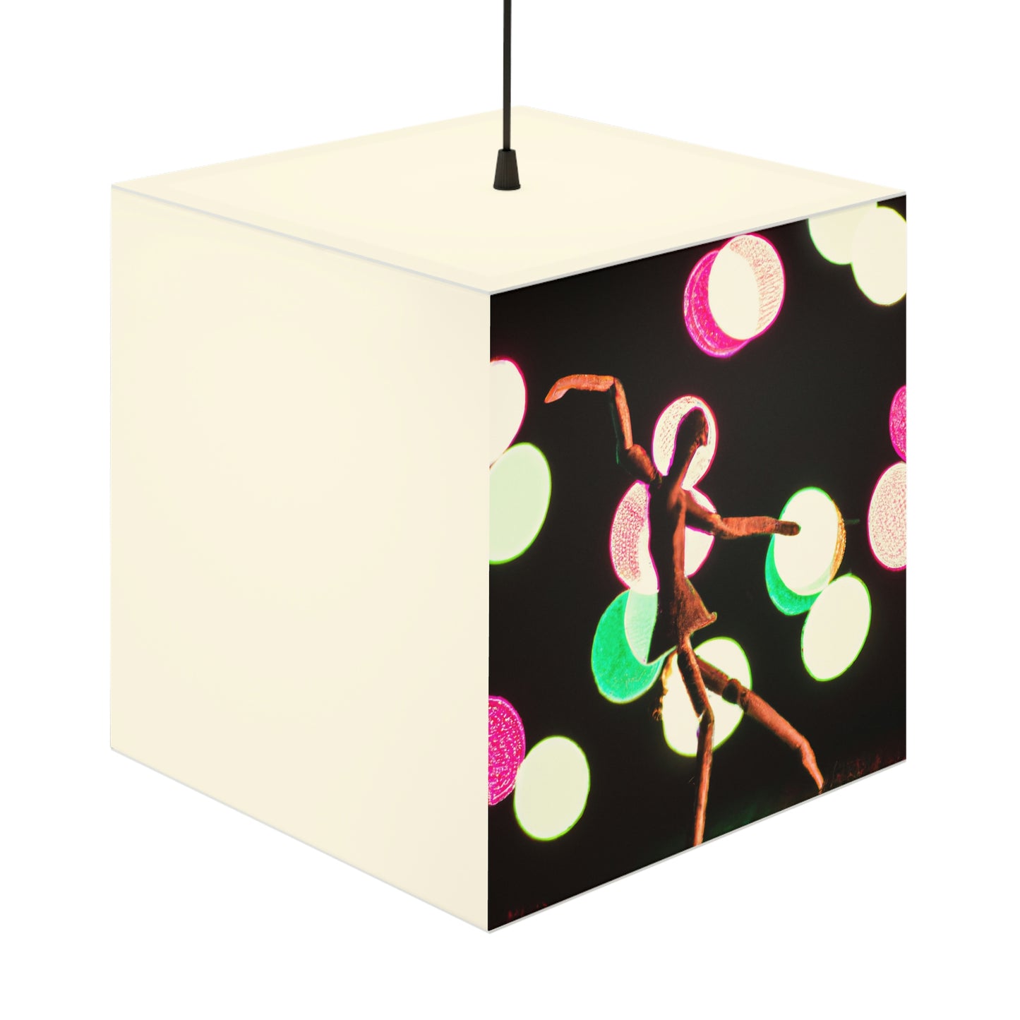 "Dancing in a Starry Shower". - The Alien Light Cube Lamp