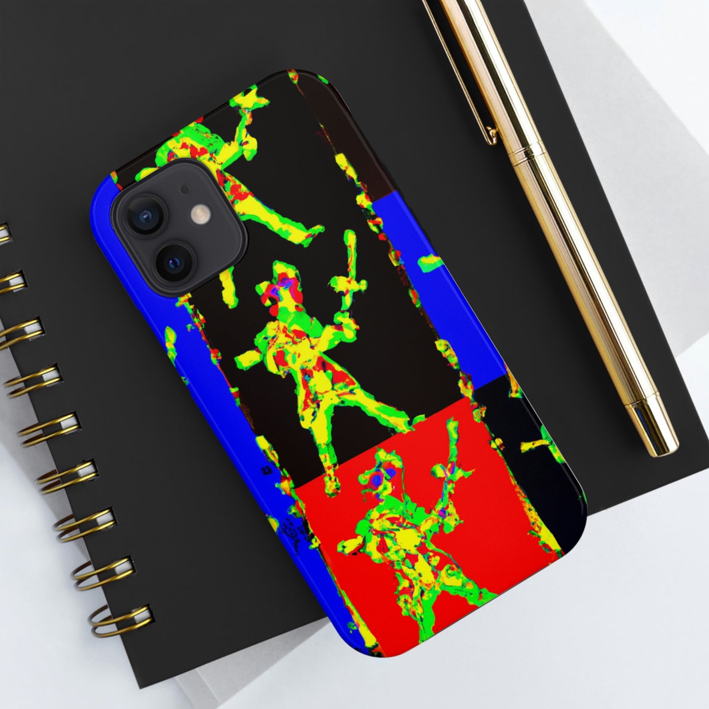 "Tanz mit Feuer und Stahl." - Die Alien Tough Phone Cases