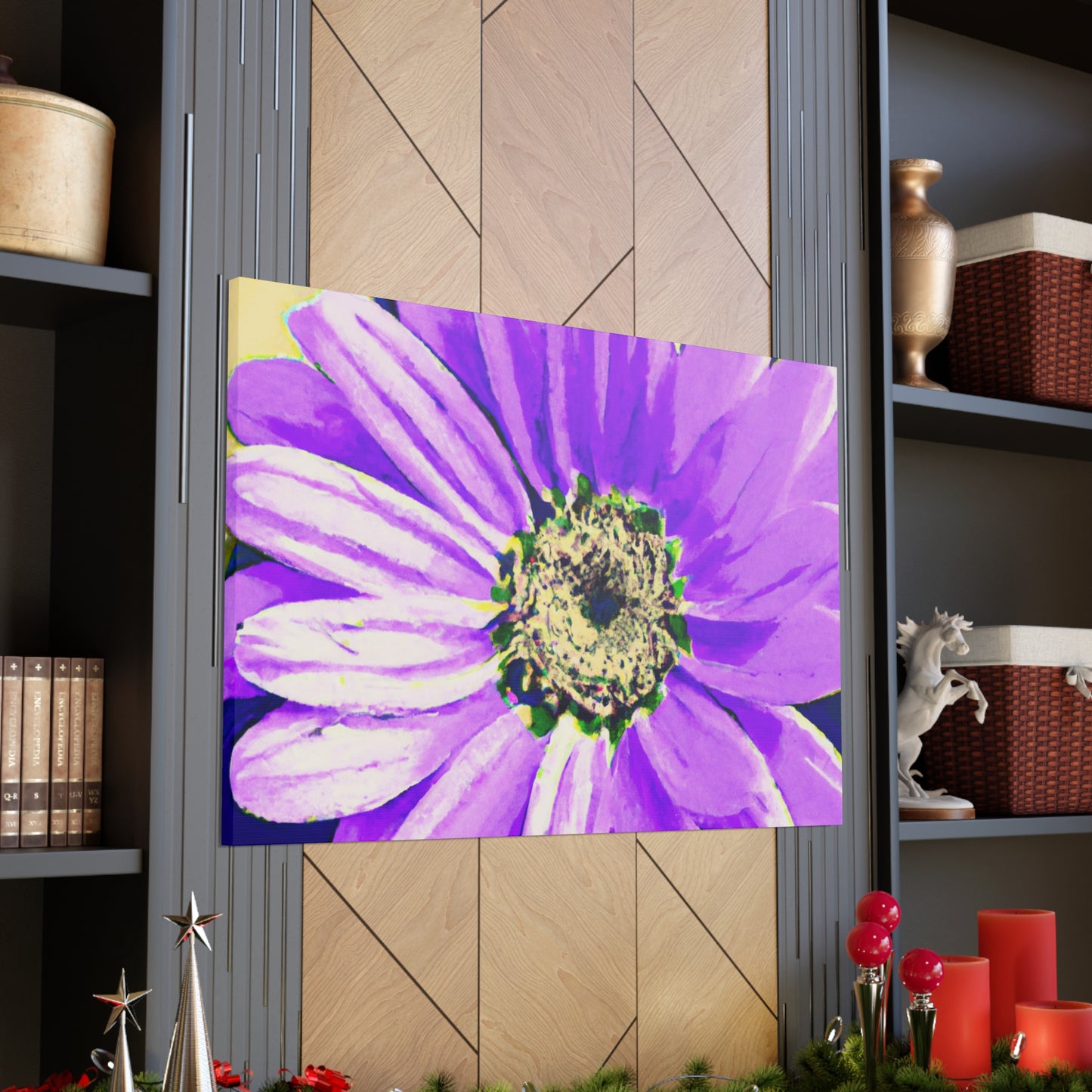 Purple Petals Popping: Create an Eye-Catching Daisy-Rose Fusion - The Alien Canva