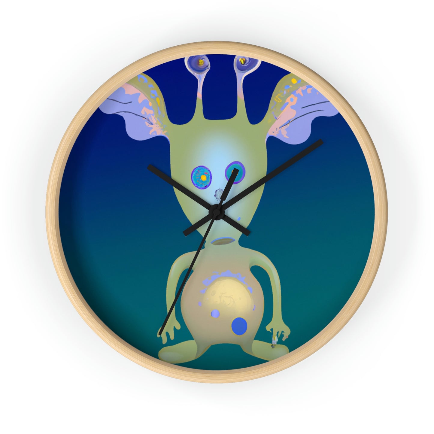 "Creating an Intergalactic Companion: Designing an Alien Pet for Kids" - The Alien Wall Clock