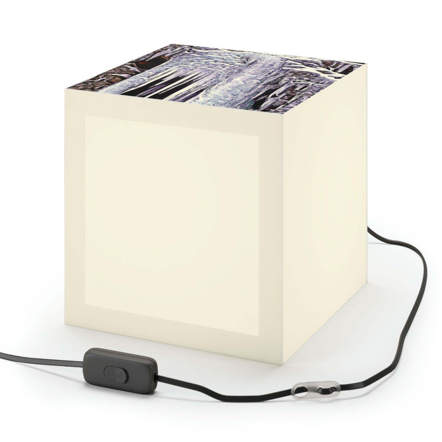 "Frost-Tipped Falls of Glistening Grief" - The Alien Light Cube Lamp