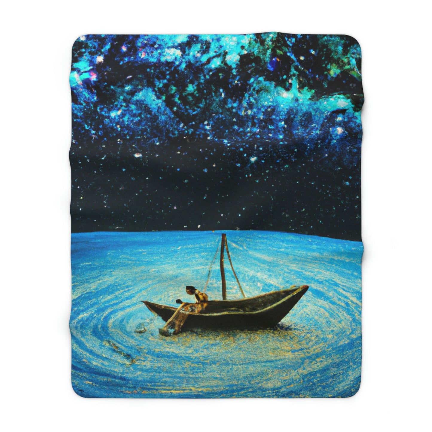 "A Voyage of Starlight". - The Alien Sherpa Fleece Blanket