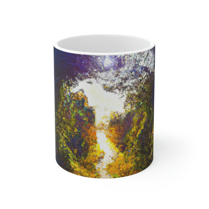 "A Beam of Light on a Forgotten Path" - The Alien Ceramic Mug 11 oz