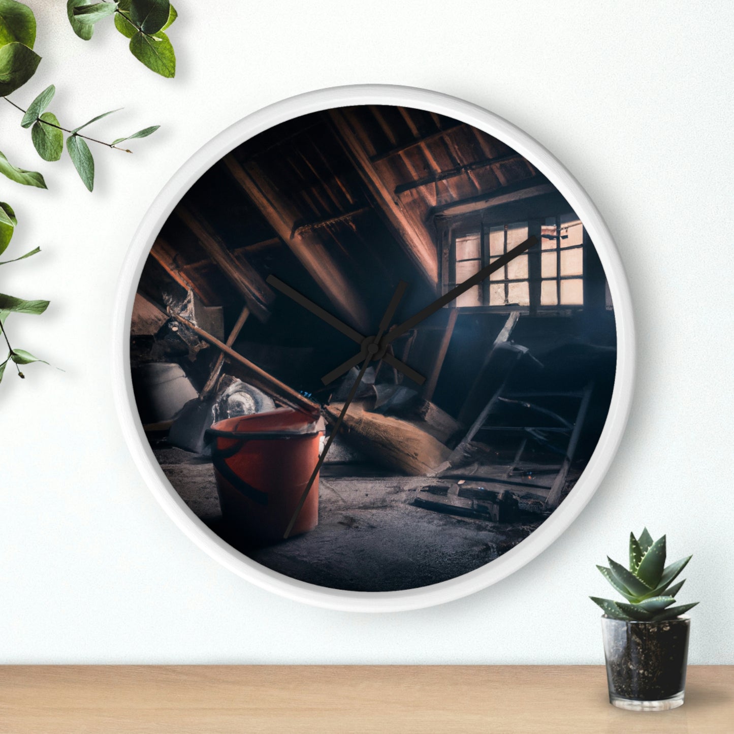 "Dusty Hopes in an Abandoned Attic" - The Alien Wall Clock