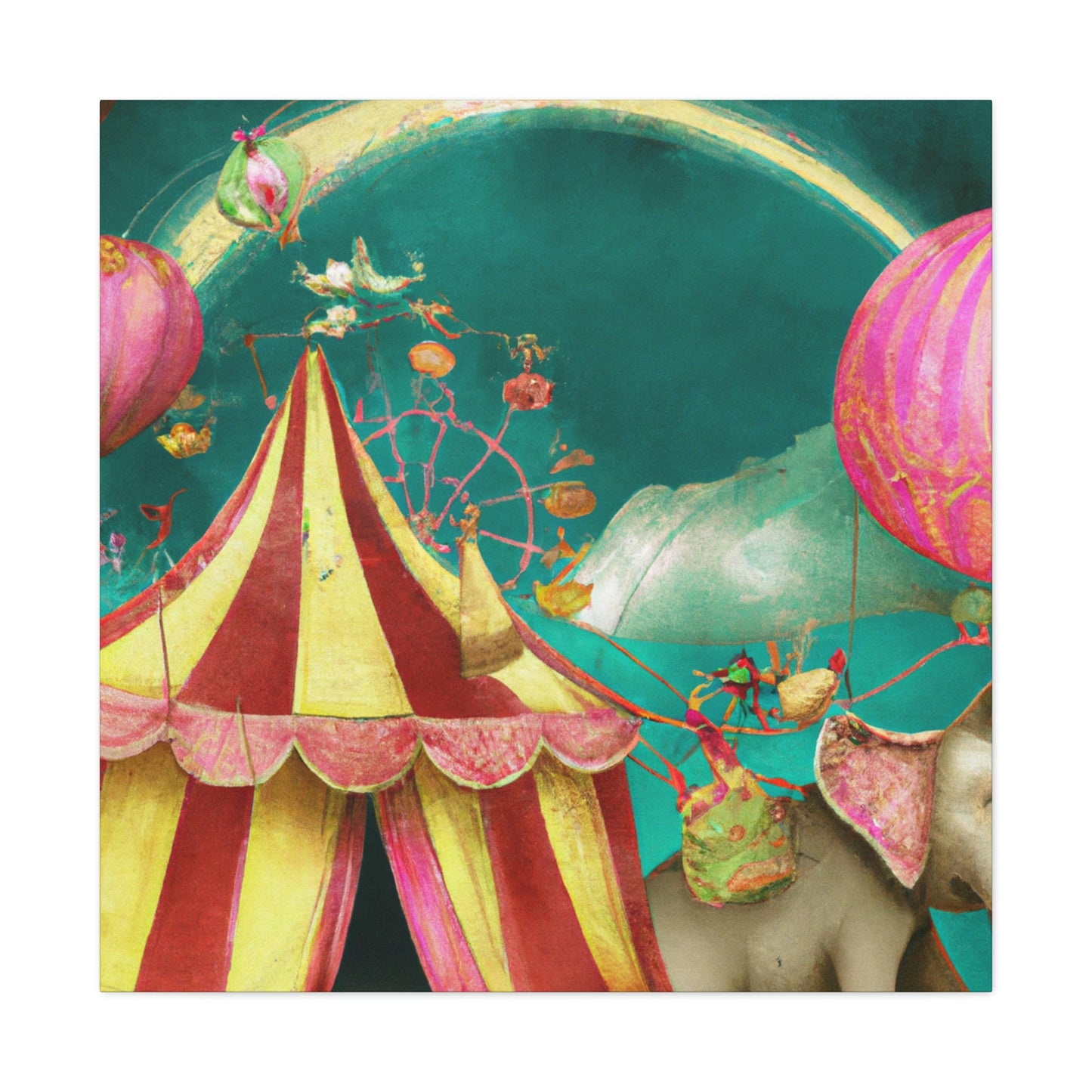 "The Fantastical Circus Journeys of the Magical Kingdom" - The Alien Canva