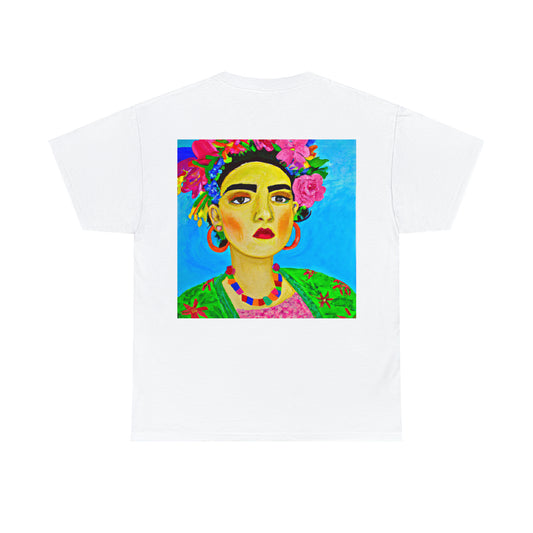 "Fierce and Free: Un tributo a las mujeres mexicanas inspirado en Frida Kahlo" - La camiseta de Alien