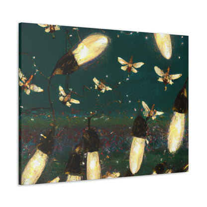 Twinkling Fireflies in the Evening Sky - The Alien Canva