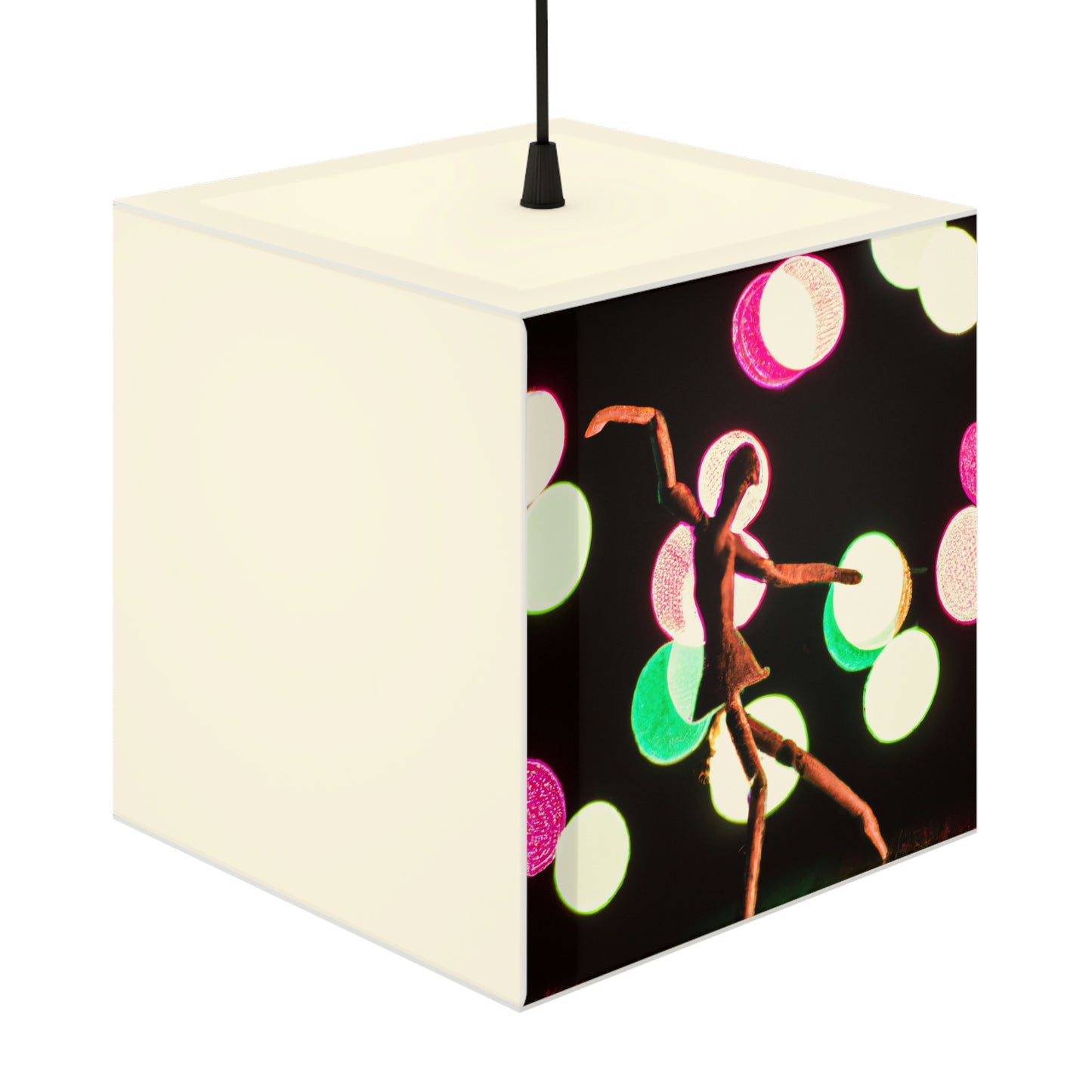 "Dancing in a Starry Shower". - The Alien Light Cube Lamp